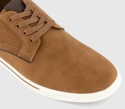 Caleb Perf Detail Lace Up Trainers