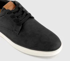 Cassius Perf Collar Detail Lace Up Trainers