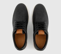 Cassius Perf Collar Detail Lace Up Trainers