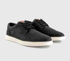 Cassius Perf Collar Detail Lace Up Trainers