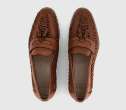 Clapham Tassel Woven Loafers