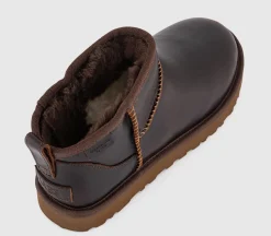 Classic Ultra Mini Leather Regen Boots