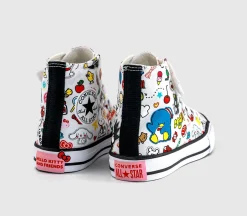 Converse x Hello Kitty All Star Eva Lift Hi Youth Trainers