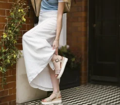 Diana Woven Wedge Sandals