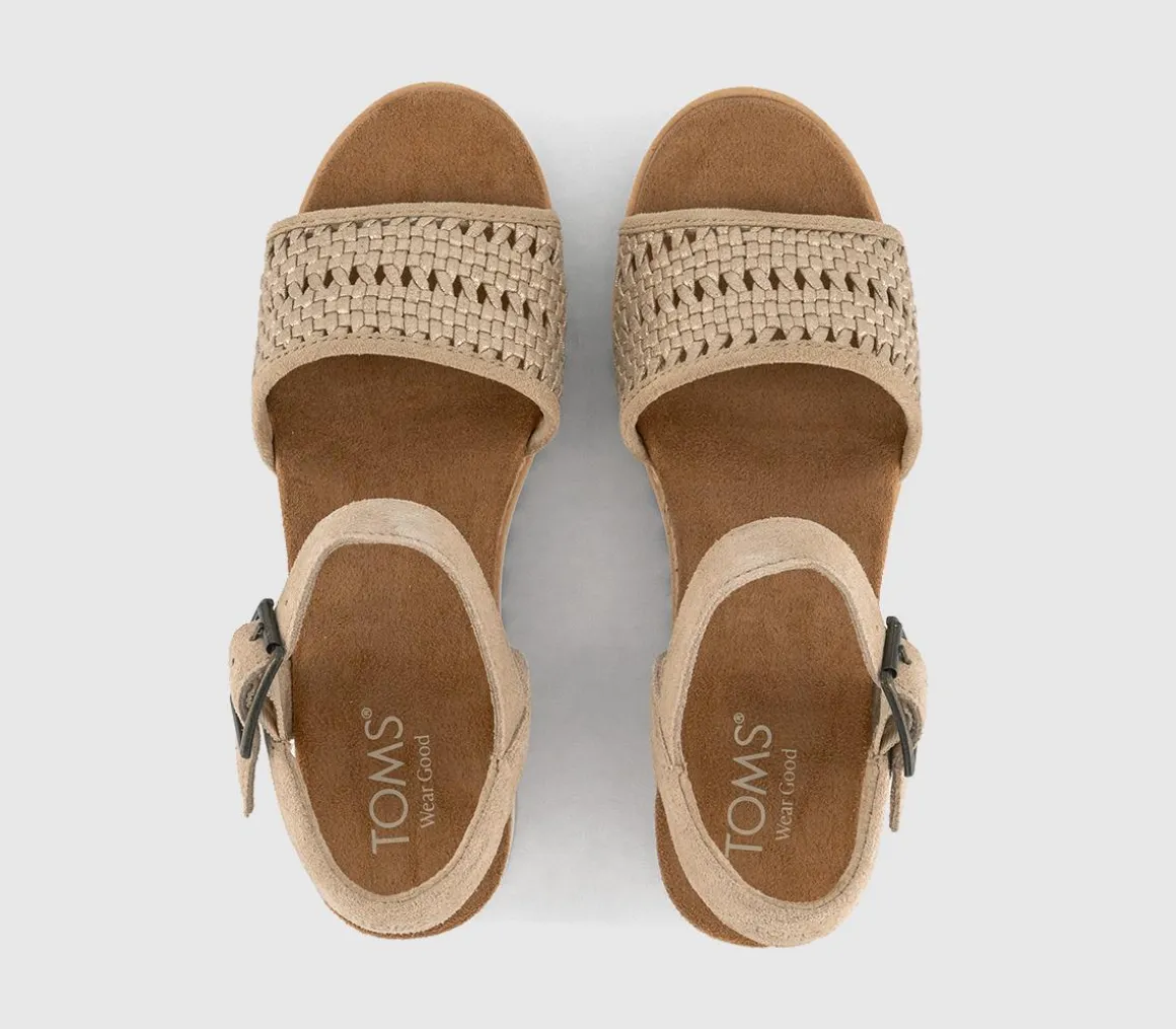 Diana Woven Wedge Sandals