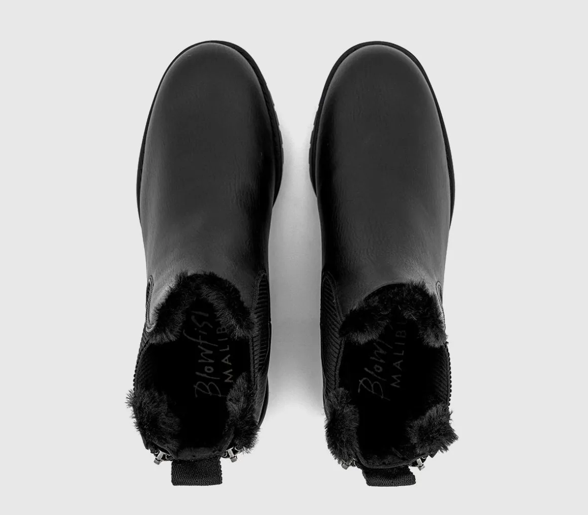 Dover Fur Lined Chelsea Boots