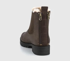 Dover Fur Lined Chelsea Boots