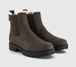 Dover Fur Lined Chelsea Boots