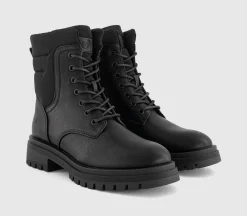 Earth Addict Bluebell Chunky Lace Up Ankle Boots