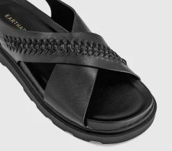 Earth Addict Fleur Cross Over Chunky Sandals