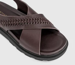 Earth Addict Fleur Cross Over Chunky Sandals