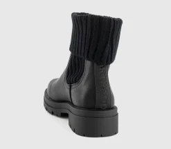 Earth Addict Orchid Folded Cuff Chelsea Boots