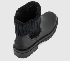 Earth Addict Orchid Folded Cuff Chelsea Boots