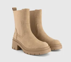 Earth Addict Violet Platform Elastic Boots