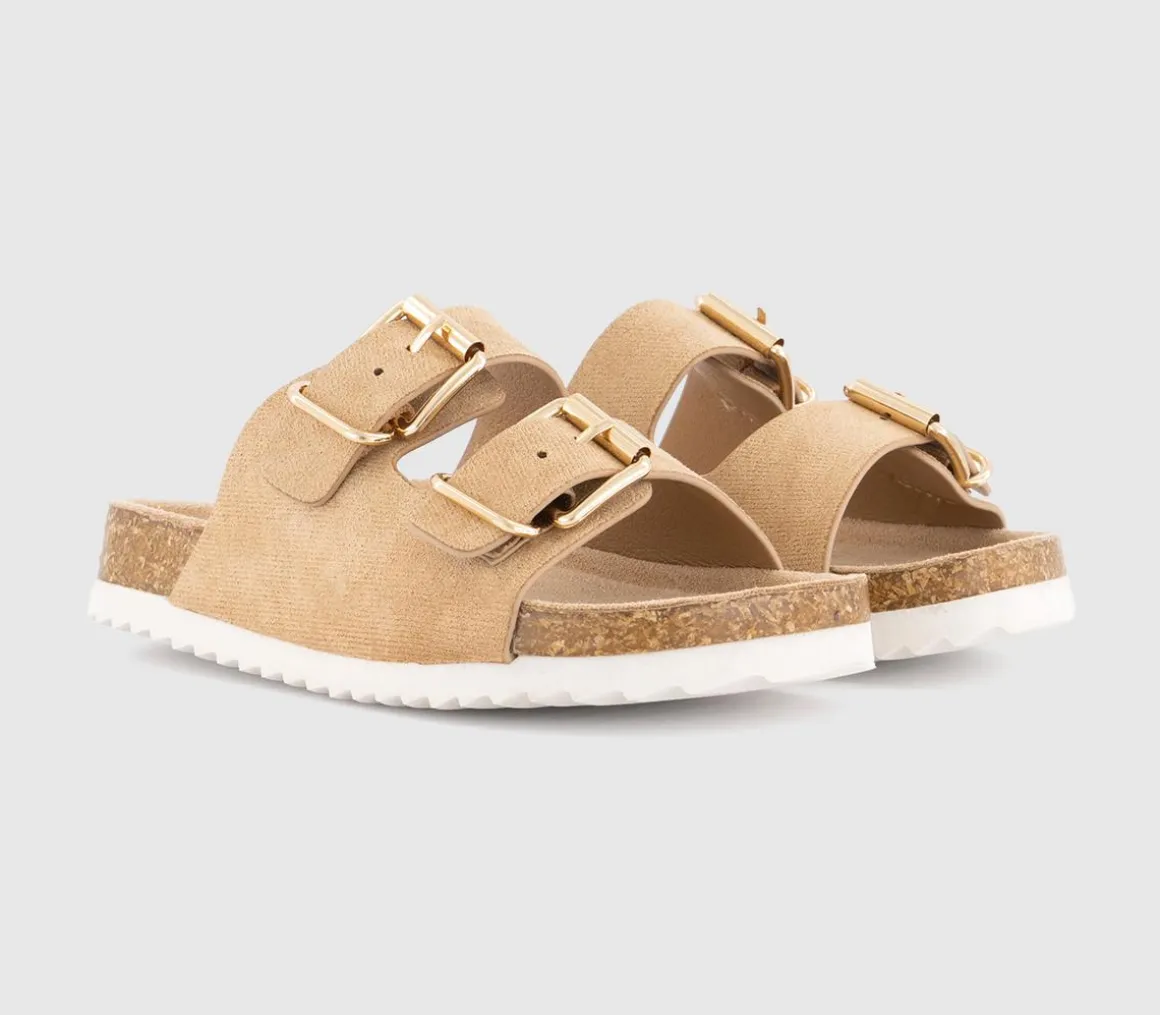 Earth Child: Evergreen Footbed Slip On Sandals