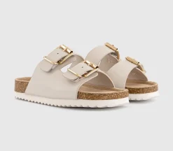 Evergreen Footbed Slip On Sandals