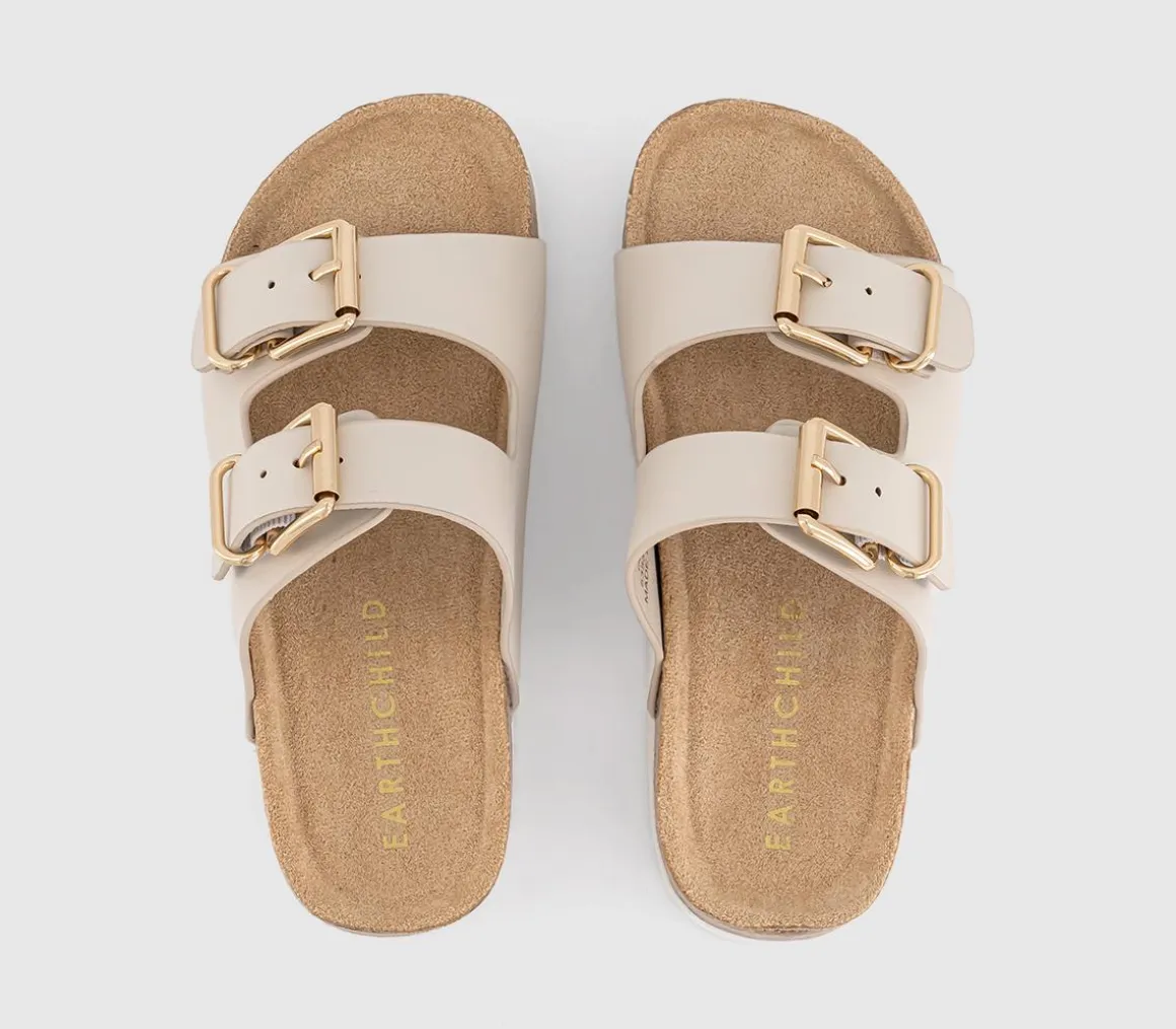 Evergreen Footbed Slip On Sandals