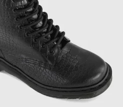 8 Eyelet Lace Up Boots