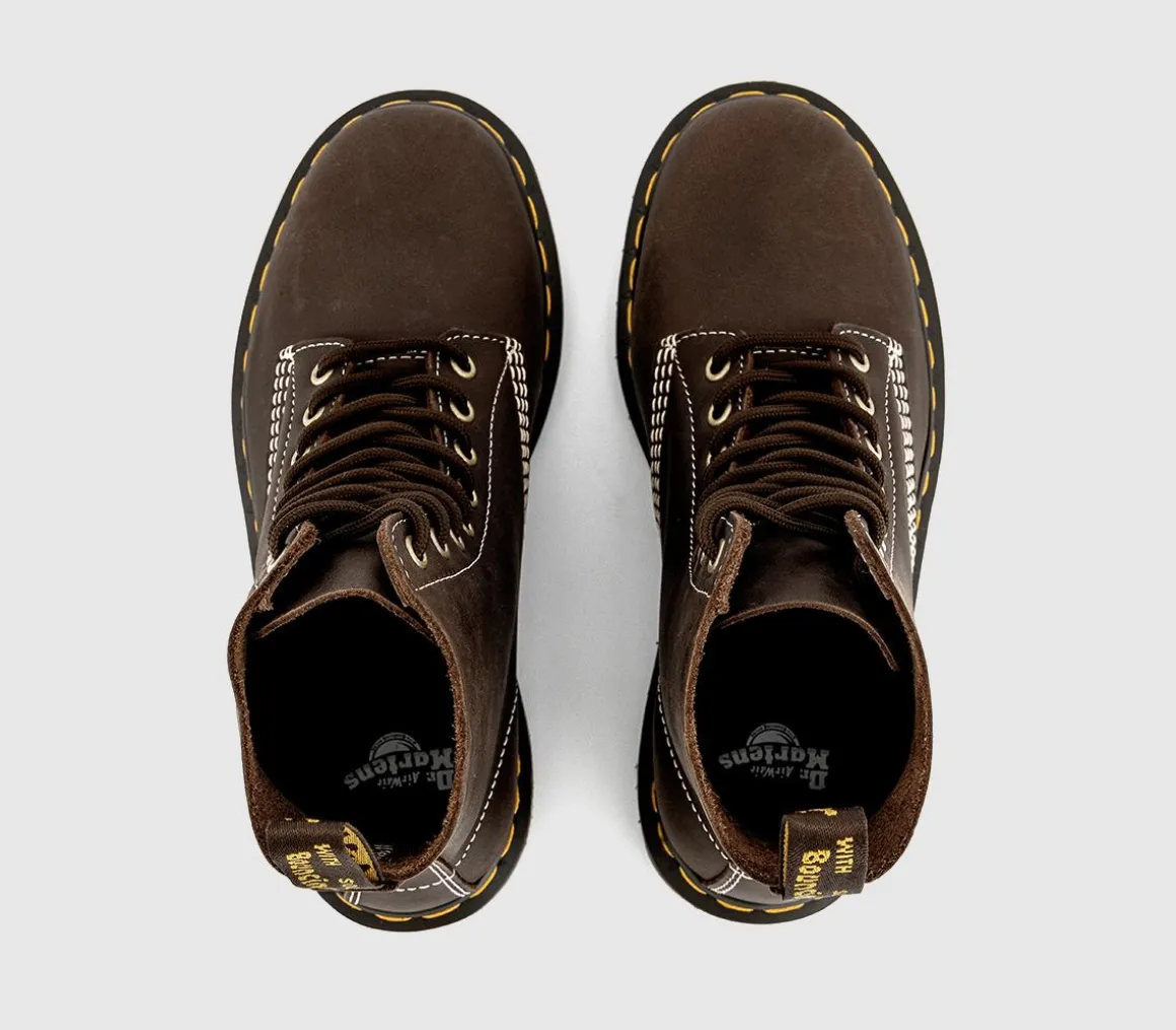 8 Eyelet Lace Up Boots