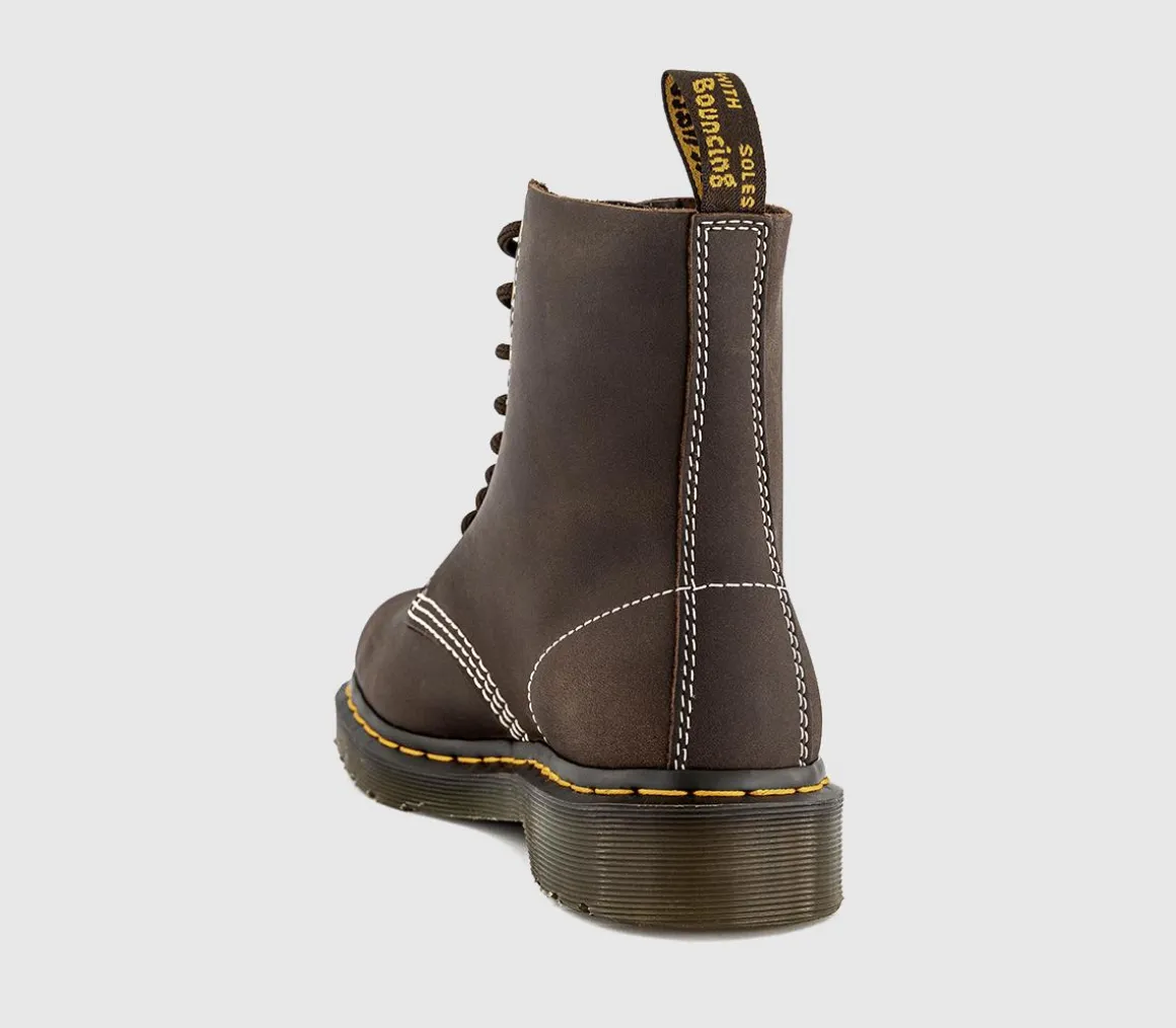 8 Eyelet Lace Up Boots