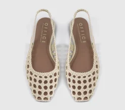 Fairmont Woven Slingback Flats