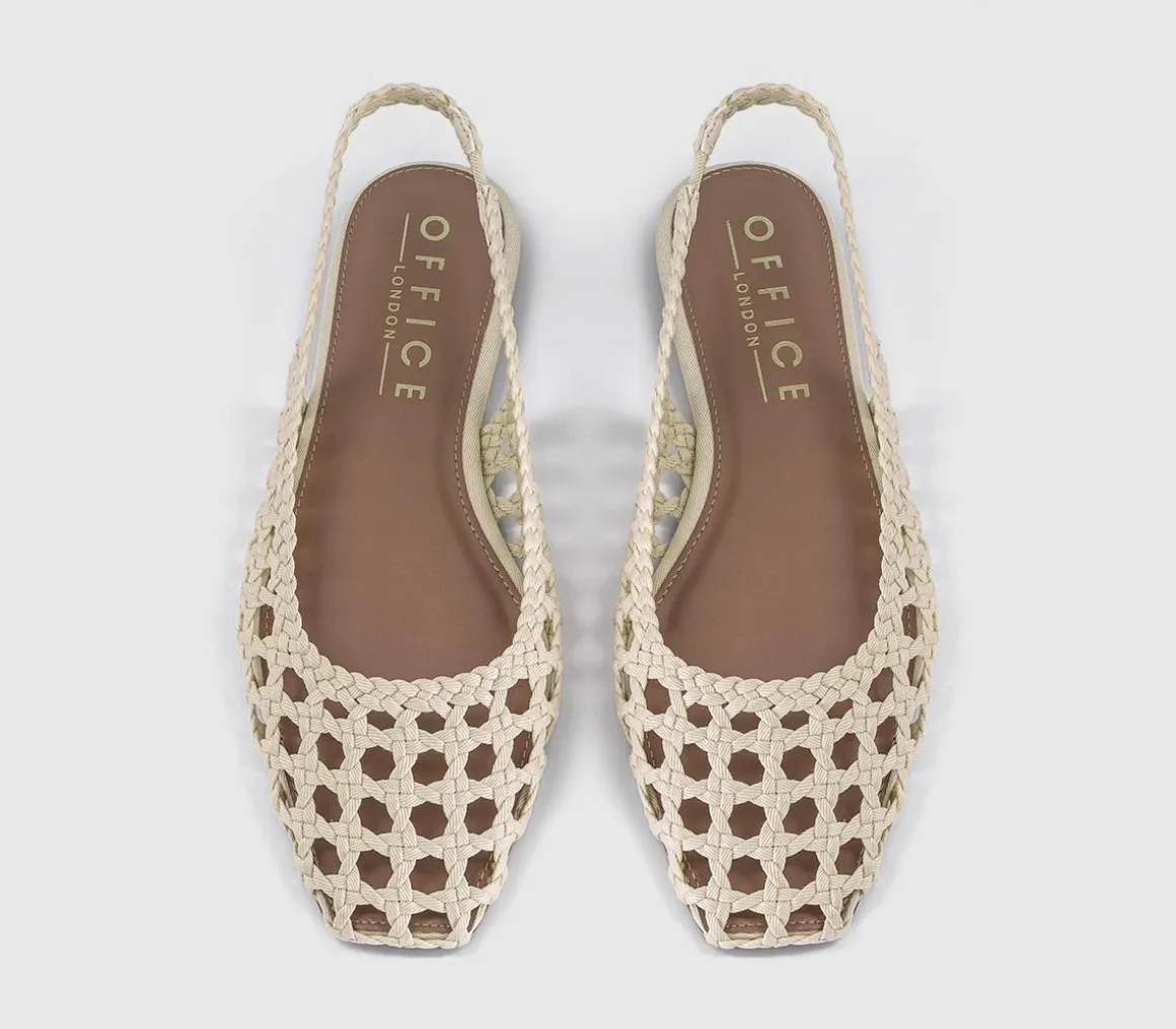 Fairmont Woven Slingback Flats