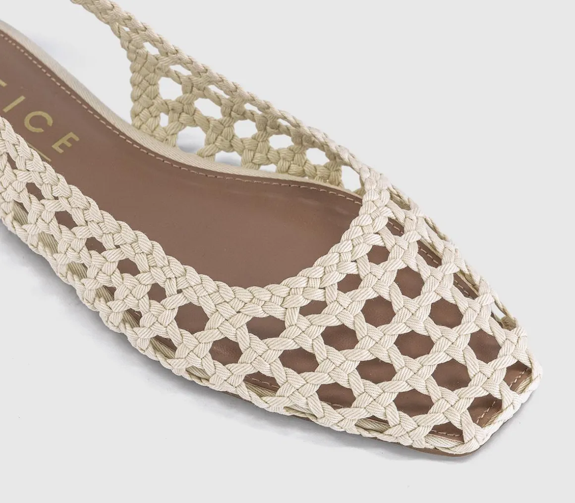 Fairmont Woven Slingback Flats