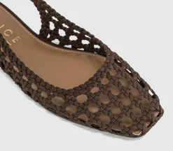 Fairmont Woven Slingback Flats
