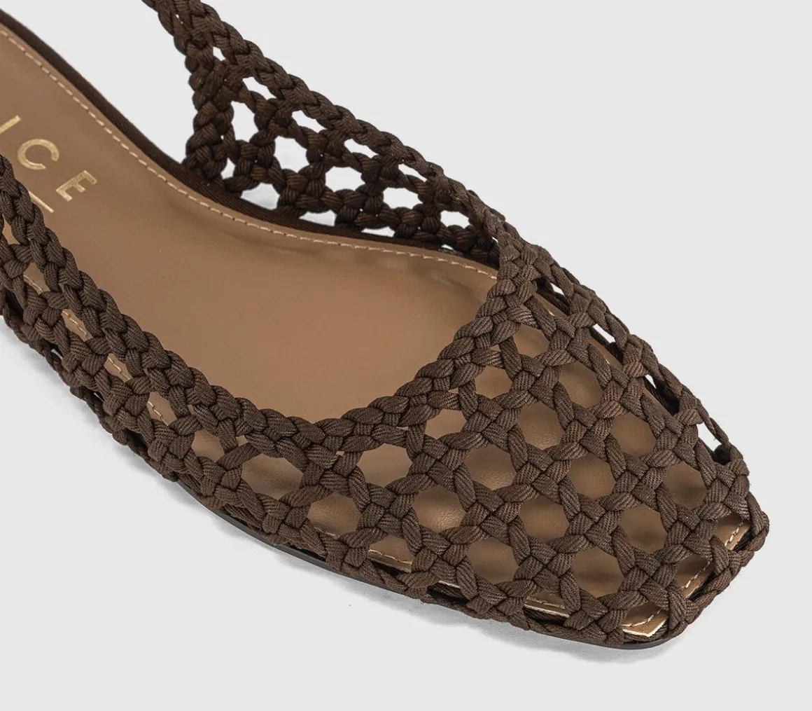 Fairmont Woven Slingback Flats