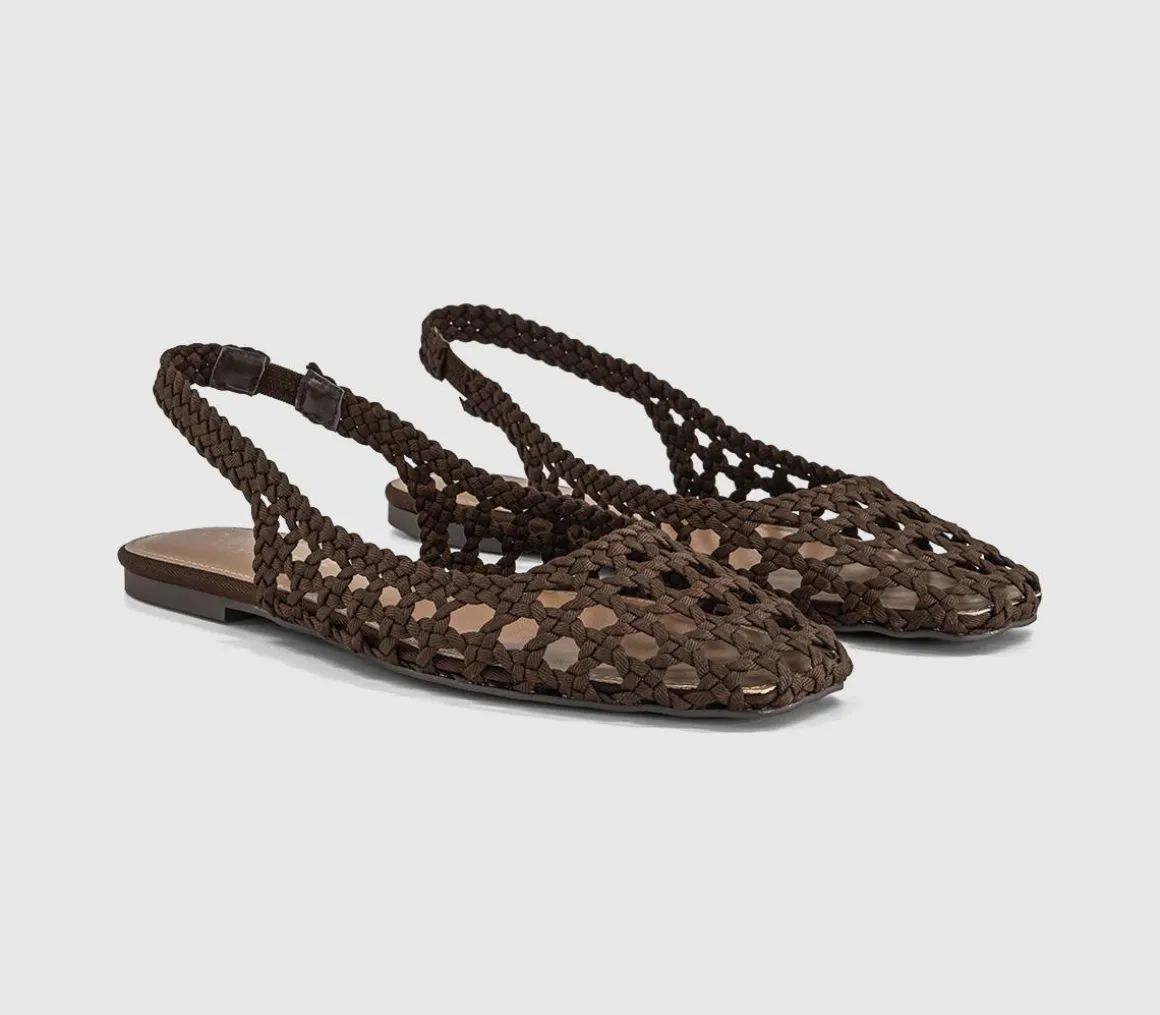 Fairmont Woven Slingback Flats