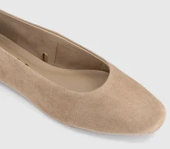 Fairytale Suede Ballerina Pumps