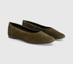 Fairytale Suede Ballerina Pumps