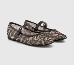 Fancy Mesh Ballet Flats