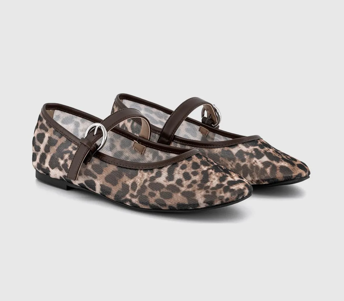 Fancy Mesh Ballet Flats