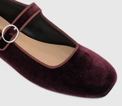 Fanfare Single Strap Mary Jane Ballet Flats