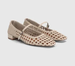 Fascinate Woven Mary Janes