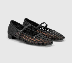 Fascinate Woven Mary Janes