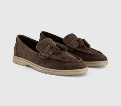 Fay Suede Tassel Loafer