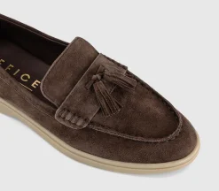 Fay Suede Tassel Loafer