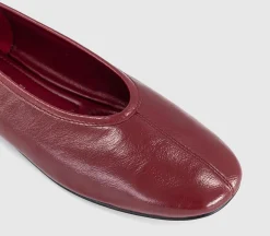 February High Cut Centre Seam Ballet Pumps