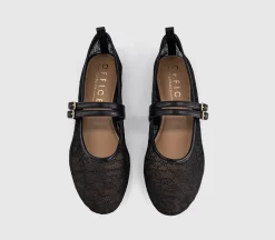 Fenix Double Strap Mary Jane Ballet Pumps