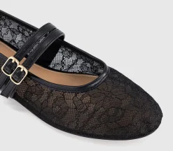 Fenix Double Strap Mary Jane Ballet Pumps