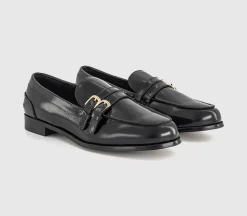 Fernando Double Strap Detail Loafers