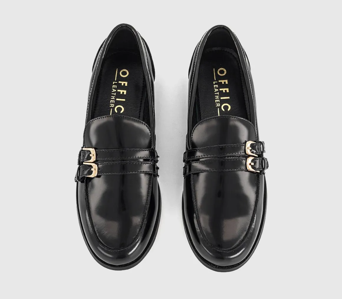 Fernando Double Strap Detail Loafers