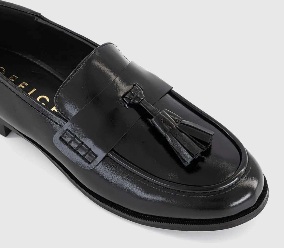 Fidget Round Toe Tassel Loafers
