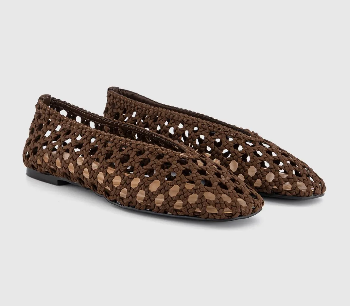Flawless Woven Ballerina Flats