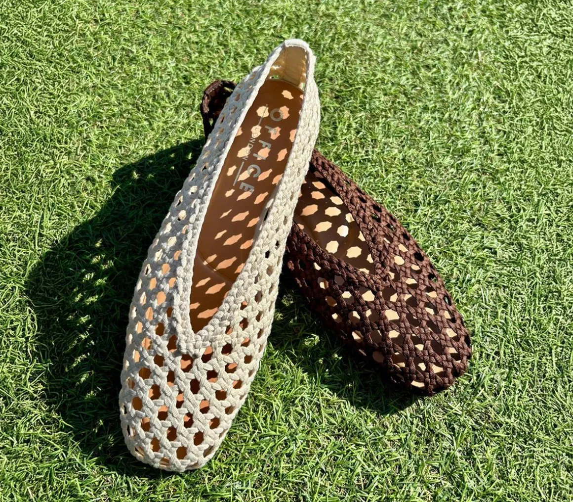 Flawless Woven Ballerina Flats
