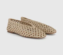 Flawless Woven Ballerinas
