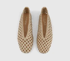Flawless Woven Ballerinas