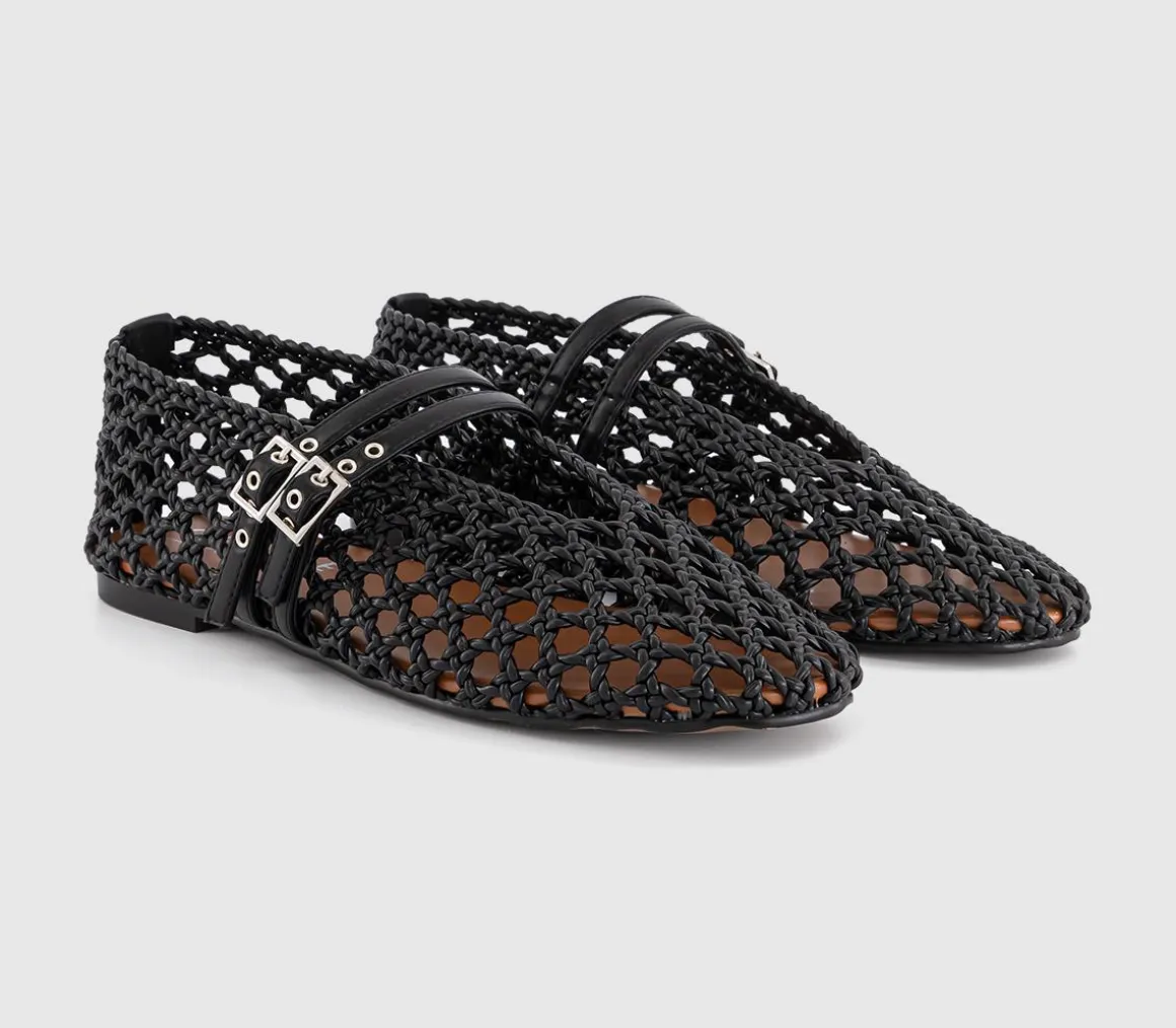 Flirt Woven Mary Jane Shoes